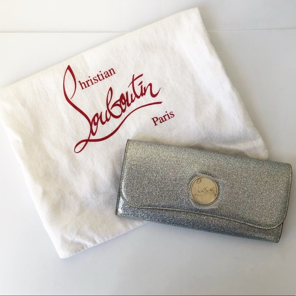 Christian Louboutin Handbags - Christian Louboutin | New Silver Glitter Wallet
